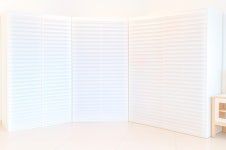 붙이는 무타공 종이 블라인드 화이트 기본형 창문 가리개 90x180 : 쉐도우샵