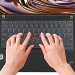 lenovo호환 Thinkpad X13 Yoga Gen 4  2-in 1 5 / 4용 실리콘 키보드 커버 스킨 : 멍그린