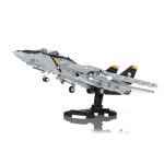 MOC 빌딩 블록 전투기 F-14 Tomcat 초음속 전투 항공기 DIY 조립 기술 벽돌 모델 어린이 장난감 크리스마스 선물 : 한강무역상사17