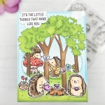 실리콘 스탬프 고슴도치 금속 절단 다이 DIY 종이 카드 공예 따뜻소원 문구 문장용 투명 감사 : 에스인터