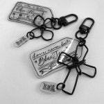 투웨이가방+커스텀 키링 에코백 빅백 키링 세트, 더모스트블랙 SoulVessel : 더 모스트 블랙