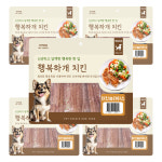 펫트리츠 행복하개 강아지 대용량 간식 치킨슬라이스, 300g, 5개 : 펫트리츠