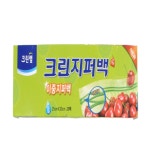 크린랩 이중 지퍼백 20매 식품보관 지퍼팩 밀폐백 : 다솜1009