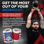 손목 랩 - 남녀용 전문 지지력으로 보디빌딩 내구성 통증 운동 근력 핏 있는 파워리프팅 (2010년부터) 제거 OD 크로스 스트랩 OD : 글로와이원