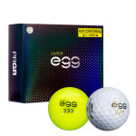 PRGR 고반발 골프공 SUPER EGG BALL 화이트 옐로우 슈퍼에그 : 비제이커머스