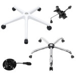 의자부품 오발 다리 수리 HK-국산스틸저소음오발(350)-로라 : 에이치케이셀