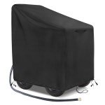 벨프리 가든 호스 릴 카트 커버, 범용, 방수, 블랙 옥스포드 원단, 37.8 L X 23.6 W X 36 H Black 20.5 L x10 Wx 17 : 바이앤go