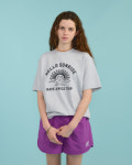 [헬로선라이즈]HS VTG Arch Logo Tee 3% Melange Gray : 레이지리버