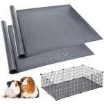 하 18 W 자릅니다 79 라이너 이 G 및 소변 방지 Pa 회색 L y x 침구 재사용 패드에 미끄럼 쉽게 기니피그 79인치 1 18인치 세척 2팩 케 가능한... 