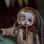 BJD 돌 조커 광대 구체관절 인형 드레스업 의상 구체관절인형 메이크업 풀세트 : 로움 ROUM