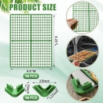 32 트레이 스태커 및 하 트 라이트 프리즈 드라이어 트레이와 호환되는 그리드 랙 액세서리 스택 5개 기계 채소 건조 저장 : 구푸1