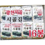 광천시골 시골김 4g 16입 640g 조미김 반찬 : 모두에마켓