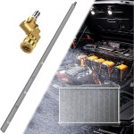 자동차 탱크 고압 라디에이터 완드 워시 콘덴서 제거없는 클린 청소 빠른 스프레이 연결 B Extension wand : 소미보따리