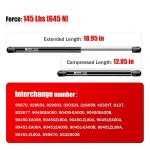 교체 테일게이트용 IAQWE 6137 리어 해치 스트럿 핏 Xterra, 가스 쇼크 스프링 리프트게이트 댐퍼, OEM 95670, 2-PC 지원 : 유니크샵42