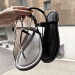 [H3495] 여성 바캉스 오픈토 뒷 벨크로 메리제인 스트랩 조리샌들 : 새로이클라쓰