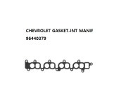 쉐보래 흡기 매니폴드 가스킷  CHEVROLET GASKET-INT MANIF 96440379 : S9커뮤니케이션즈