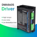 RATTMMOTOR DMA860S 스테퍼 모터 드라이버 MAX 8 2A CNC 디지털 컨트롤러 128 세분화 라우터 각 용 4 6 와이어 2상 구동 : 티에프상점
