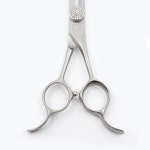 실버라인펫 HBMC 하이브리드 강아지 애견 미용 커브 요술 가위 : 실버 라인