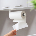 키친타올 걸이 키친타올홀더 거치대 무타공 강약장력 알뜰히 뜯는 한손요리 화이트 : 마마 무드