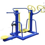 단련 올인원 약수터 전신 체력 장비 어깨운동기구 회전 웨이트 공원 운동 기계 기구 시설 표준 3 in 1 : 네비스토어12