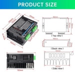 RATTMMOTOR DMA860S 스테퍼 모터 드라이버 MAX 8 2A CNC 디지털 컨트롤러 128 세분화 라우터 각 용 4 6 와이어 2상 구동 : 티에프상점