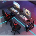 게이밍 2인용 테이블 데스크 사무용 모텔 커플 사무실 2400 단층 80x60cm pc방 : 이지딜리버리노