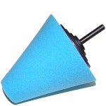 75mm 1000방 폴리싱 콘 패드 좁은곳 틈새 광택 연마 : 툴마트09