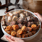 줄서서 먹는 푸드트럭 전여친 모듬순대 김치 야채 찹쌀 고기 : 백년밥상