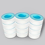 CNCD 12롤 0.78인치 W 590인치 L PTFE 테이프 테플론 산업용 실란트 배관 수도관 나사산 밀봉용 : 탄타마켓