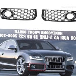 아우디 A5 S-라인 S5 B8 2008  메쉬 안개 램프 커버 그릴 레이싱 자동차 : 세림글로벌