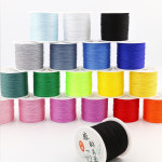 미니겟 비즈공예 나일론 매듭 실 끈 재료 팔찌만들기 부자재 0.8mm 1롤 : 미니겟