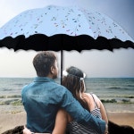 세르노 고급스러운 자외선 차단 UV 꽃무늬 양우산 : 떡잎마트