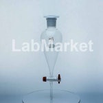 LM.FN-011-50K 테프론콕크 분액깔대기 50mL 랩마켓 Teflon Cock Separatory Funnel : 세진과학