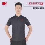 남성 카라 반팔 상의 댄스스포츠 제품 1. 하얀색 M : 쓰리포인트