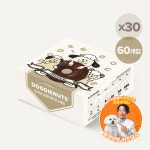 60개입 춤추는도기넛 반려견 자연식 양 도기넛 30박스 60개입 [화식] : 도기넛