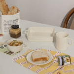 [N단독] 로렌스 런던 브런치 1인세트 4P 샐러드볼 머그컵 접시 스프 : 윤도자기 연구소