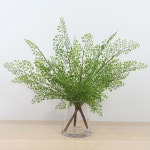 3Pcs 메이든 헤어 인공 식물 16 9 플라스틱 온실 Maidenhair Fern 홈 거실 선반 농가 장식 : 아트종합몰