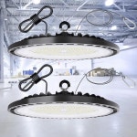 야외조명,태양광가로등,led가로등LED 산업용 조명 100W 150W 200W  베이 조명 창고  주택 야외 실내용 슈퍼 밝은 라운드 스포트라이트... 