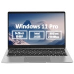 KurieTim 14 1인치 노트북, 8GB DDR4 RAM 256GB SSD, 쿼드코어... J4125 최대 2 7GHz 가 탑재된 노트북 컴퓨터, 14 1인치 FHD : 포인트푸딩