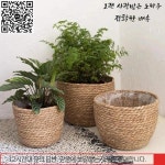 짚짜기 꽃 식물 냄비 바구니 잔디 화분 실내 옥외 커버 심을 수있는 : 퍼스트원상사
