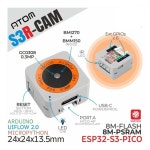 ABAC-Atoms3r-CAM AI 챗봇 키트 ESP32-S3 프로그래밍 가능 컨트롤러 음성 기반 시각 보조 카메라 : 더비스코어