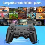 무선 레트로 게임 콘솔 스틱 내장 20,000개 이상의 클래식 게임, 4K HDMI 출력 향수 플러그 앤 플레이 비디오 스틱, 9개의 에뮬레이터 및... 