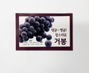 거봉스티커 [500장] 사각 과일스티커 : 국대포장산업