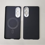 엣지와 호환되는 DAYJOY 마그네틱 아라미드 섬유 케이스 - 초경량 슬림 정품 리얼 하드 카본 하이버드 보호 Magsafe와 호환 (B) : 대성코리아10