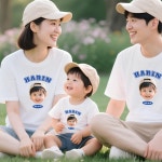 커스텀 티셔츠 반팔티 제작 굿즈 아기 돌 백일 환갑 답례품 프린팅 : 댕데이