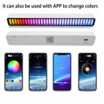 APP 자동 사운드  USB RGB  성화 스테레오 리듬 주변 조명 LED 멀티 컬러  데스크탑 PC 장식 램프 : 위르겐종합상사2