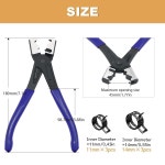 자동차 DD034용 zDwfDc 호스 클램프 플라이어 클리크 및 클리크-R 블루 CV 부트 클램프 플라이어 유지 관리 도구 : 뉴비크