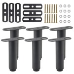 센적 6-PC 6-10인치 조절식 침대 지지대, 나사가 달린 프레임 다리, 침대용 소금 소파 : 보통날의가게