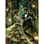 다이아몬드 아트 키트, 초보자용 해골 페인팅 홈 데코용 DIY 5D 풀 드릴 라운드 크리스탈 젬 공예 키트 12x16 인치 G8053-US : everypick