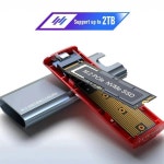 M2 SSD 케이스 M.2 NVMe SATA SSD 인클로저 어댑터 10Gbps USB 3.2 Gen2 USB C 외부 인클로저는 M 및 B 및 BM 키 지원합니다. : 홈105